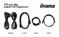 IIYAMA Monitor  27 cali XB2797QSNP-B1 IPS,QHD,USB-c Dock 96W,HDMI, 350cd,1ms, DP, DisplayPort x1 (Daisy Chain MST max. 2560 x1440), USB HUB x4, RJ45