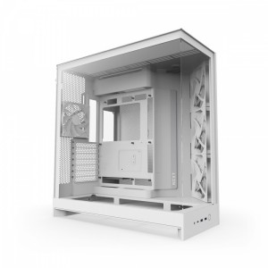 NZXT Obudowa H9 Flow Midi Tower z oknem biała