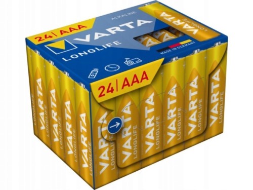 Varta Bateria R3(AAA) Longlife Power 24szt. NEW
