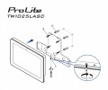 IIYAMA Monitor ProLite 10.1 cala TW1025ALASC-B3PNR,10P.DOT.IPS,WIFI,450 cd/m2,2x2W,3xUSB, RJ45, MICRO, A14, NFC , kamera internetowa (5MPa), pasek świ