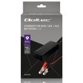 Qoltec Ładowarka do akumulatora AGM GEL STD | Prostownik 12V | 4A | 48W | LED | Kabel 1.8m