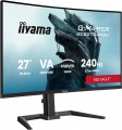 IIYAMA Monitor 27 cali GCB2784HSU-B1 FHD, 0.7ms, VA, 1500R, 240Hz, 2xHDMI, DP, 2xUSB, FreeSync Premium -1920x1080 (48-240Hz), HDR10, 2x2W, HAS150(PIVO