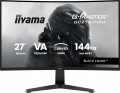 IIYAMA Monitor 27 cali GC2781HSU-B1 VA, FHD, 144Hz, 1ms, 2xUSB, 1500R, 350 cd, 4000:1, HDMI, DP, FreeSync -1920x1080 (48-144Hz), 2x2W