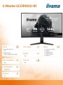 IIYAMA Monitor 27 cali GC2781HSU-B1 VA, FHD, 144Hz, 1ms, 2xUSB, 1500R, 350 cd, 4000:1, HDMI, DP, FreeSync -1920x1080 (48-144Hz), 2x2W