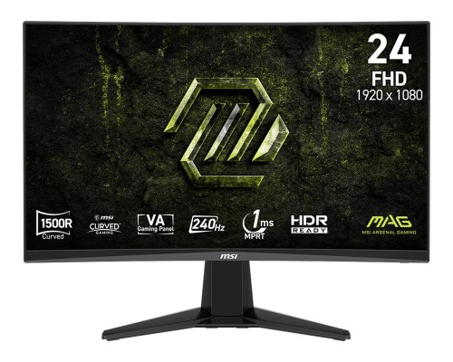 MSI Monitor 23.6 cala MAG 245C X24 LED/FHD/Curved/240Hz/czarny