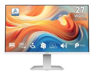 MSI Monitor 27 cali PRO MP273QW E14 LED/WQHD/FLAT/144Hz/biały