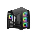 Cooler Master Obudowa Elite 681 Panoramic 270° szkło hartowane czarna
