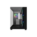 Cooler Master Obudowa Elite 681 Panoramic 270° szkło hartowane czarna