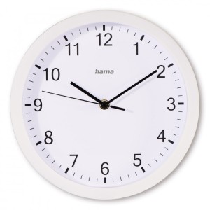 Hama Zegar ścienny Elba 25 cm Biały
