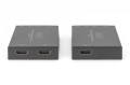 Digitus Przedłużacz / Extender HDMI 70m po skrętce kat.5e/6/7 4K 60Hz PoC (Power over Cable) (zestaw)