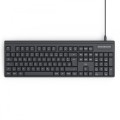 Hama Klawiatura CK-100 przewodowa Czarna