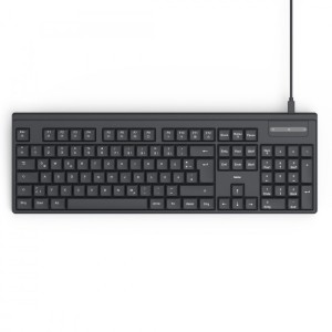 Hama Klawiatura CK-100 przewodowa Czarna