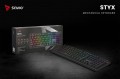 Savio Klawiatura mechaniczna STYX Outemu Red Hot Swap RGB
