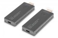 Digitus Przedłużacz/Extender HDMI bezprzewodowy 30m UHD 4K30Hz audio (zestaw)