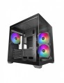 TACENS Obudowa MARS MC-VIEW3 Czarna mATX 3xARGB