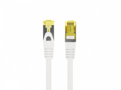Lanberg Patchcord kat.6a s/ftp lszh cu 0.5m biały fluke passed