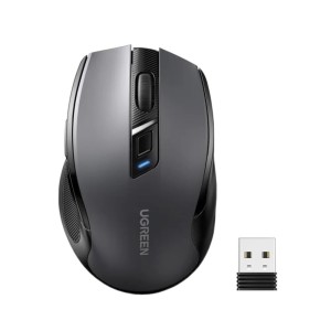Ugreen Mysz bezprzewodowa silent click MU006 - czarna