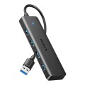 Ugreen HUB adapter 4w1 USB-A -> USB-A X4 - czarny