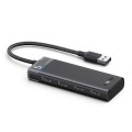 Ugreen HUB USB-C CM653 1x USB-C 4x USB-A - szary