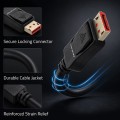 Qoltec Kabel DisplayPort M/M v2.1 | 40G | 0.5m