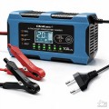 Qoltec Ładowarka 12V 10A | Prostownik z funkcją naprawy | AGM GEL LiFePO4