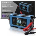 Qoltec Ładowarka 12V 10A | Prostownik z funkcją naprawy | AGM GEL LiFePO4