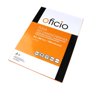 Folia do laminacji Oficio A3 80 mic. 100 ark.