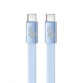 TB Kabel USB C - USB C 1m płaski błękitny