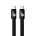 TB Kabel USB C - USB C 1m płaski czarny