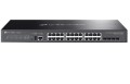 TP-LINK Przełącznik zarządzalny Omada 24-Port Gb Stackable Lite L3 SG5428X 24× Gigabit RJ45 Ports, 4× 10G SFP+ Slots, RJ45/USB Type C Console Port