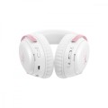 HyperX Zestaw słuchawkowy gamingowy Cloud III S bezprzewodowy biały-różowy - DG0R2AA