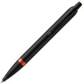 Parker IM Professionals Flame Orange 2172946 – elegancki czarny długopis automatyczny z pomarańczowymi akcentami
