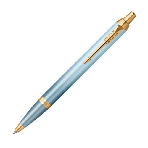 Parker IM Writing Rituals Turquoise Green GT 2203894 – elegancki turkusowo-zielony długopis automatyczny ze złotymi detalami
