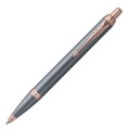 Parker IM Rituals Turquoise Slate 2235424 – elegancki szaroniebieski długopis automatyczny z detalami Pink Gold
