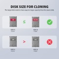 AXAGON ADSA-SC Stacja dokująca, USB 3.2 Gen 1 - 2x SATA 6G 2.5"/3.5" SSD/HDD CLONE DUAL
