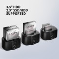 AXAGON ADSA-SC Stacja dokująca, USB 3.2 Gen 1 - 2x SATA 6G 2.5"/3.5" SSD/HDD CLONE DUAL