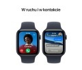 Apple Smartwatch Watch SE 3 GPS, koperta 40mm z aluminium w kolorze północy, pasek sportowy w kolorze granatowym - rozmiar M/L