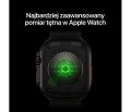 Apple Smartwatch Watch Ultra 4 GPS + Cellular, koperta 49mm z tytanu w kolorze czarnym, opaska Trail w kolorze burgunda - rozmiar M/L