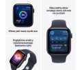 Apple Smartwatch Watch SE 3 GPS + Cellular, koperta 44mm z aluminium w kolorze północy, pasek sportowy w kolorze granatowym - rozmiar S/M