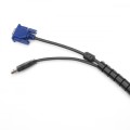 Maclean Oragnizator kabli, czarny MCTV-898 B