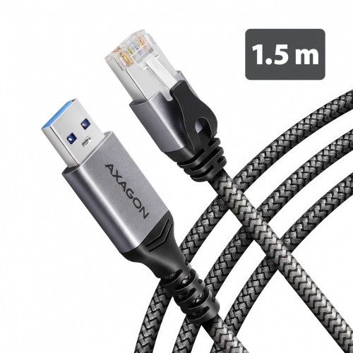 AXAGON ADE-AM15 USB-A Gigabit Ethernet adapter z zintegrowanym kablem sieciowym CAT6 RJ-45 1.5 m