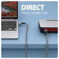 AXAGON ADE-AM30 USB-A Gigabit Ethernet adapter z zintegrowanym kablem sieciowym CAT6 RJ-45 3 m