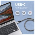 AXAGON ADE-CM20 USB-C Gigabit Ethernet adapter z zintegrowanym kablem sieciowym CAT6 RJ-45 2 m
