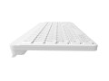 Natec Klawiatura Tang US bezprzewodowa BT + 2.4GHz cicha Slim biała