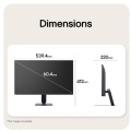 LG Electronics Monitor gamingowy 24G411B-B 23,8 cala IPS Ultragear