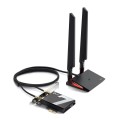 TP-LINK Karta sieciowa Archer TBE550E BE9300 Tri-Band Wi-Fi 7 Bluetooth PCI Express Adapter