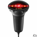 Qoltec Bezprzewodowy czytnik kodów kreskowych 1D 2D + stojak na skaner |QR | EAN | USB