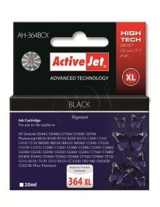 Tusz ActiveJet AH-364BCX czarny  do drukarki HP - zamiennik HP nr 364XL CN684EE