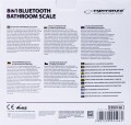 Esperanza WAGA ŁAZIENKOWA 8W1 Z FUNKCJĄ BLUETOOTH B.FIT CZARNA