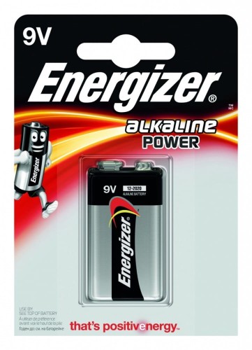 Energizer Bateria Alkaline Power 9V-9B-6lR61